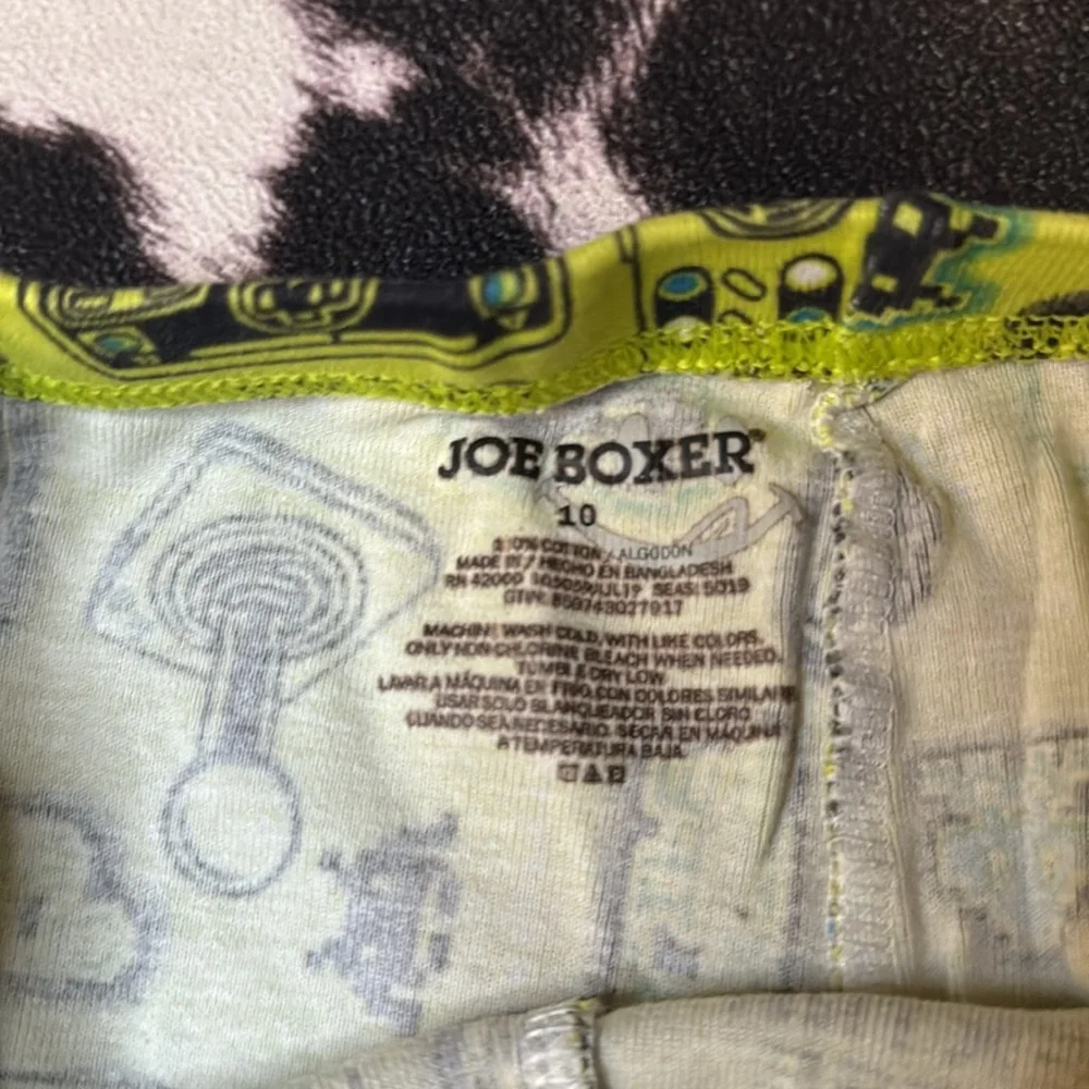 💙Boys Joe Boxer Pj Bottoms•Set of 4•Tie-Dye•Gamer•Star Wars•Soccer•Size:10💙